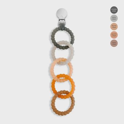 Woodland Cutie Clinks Teether Clip