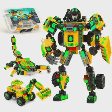 Build Your Robot Kit (238 Pc) Robotryx Zakarpian