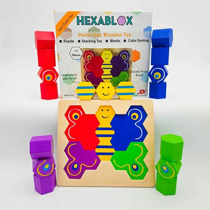 Hexablox Wooden Butterfly