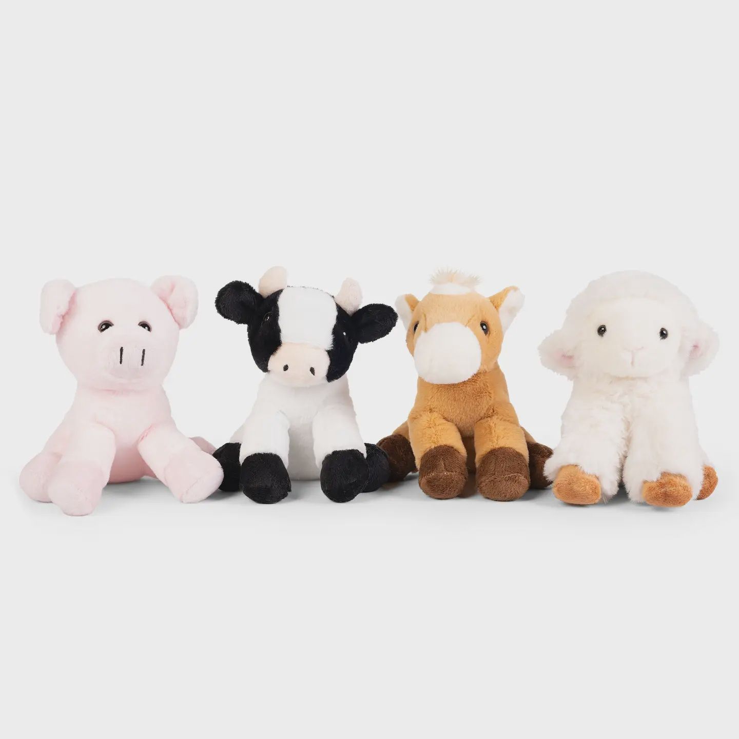 Little Living Nature Farm Animals Stuffed Animal Collection