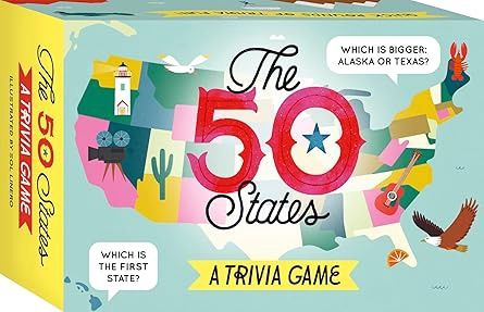 The 50 States: A Trivia Game: Test your knowledge of the 50 states!