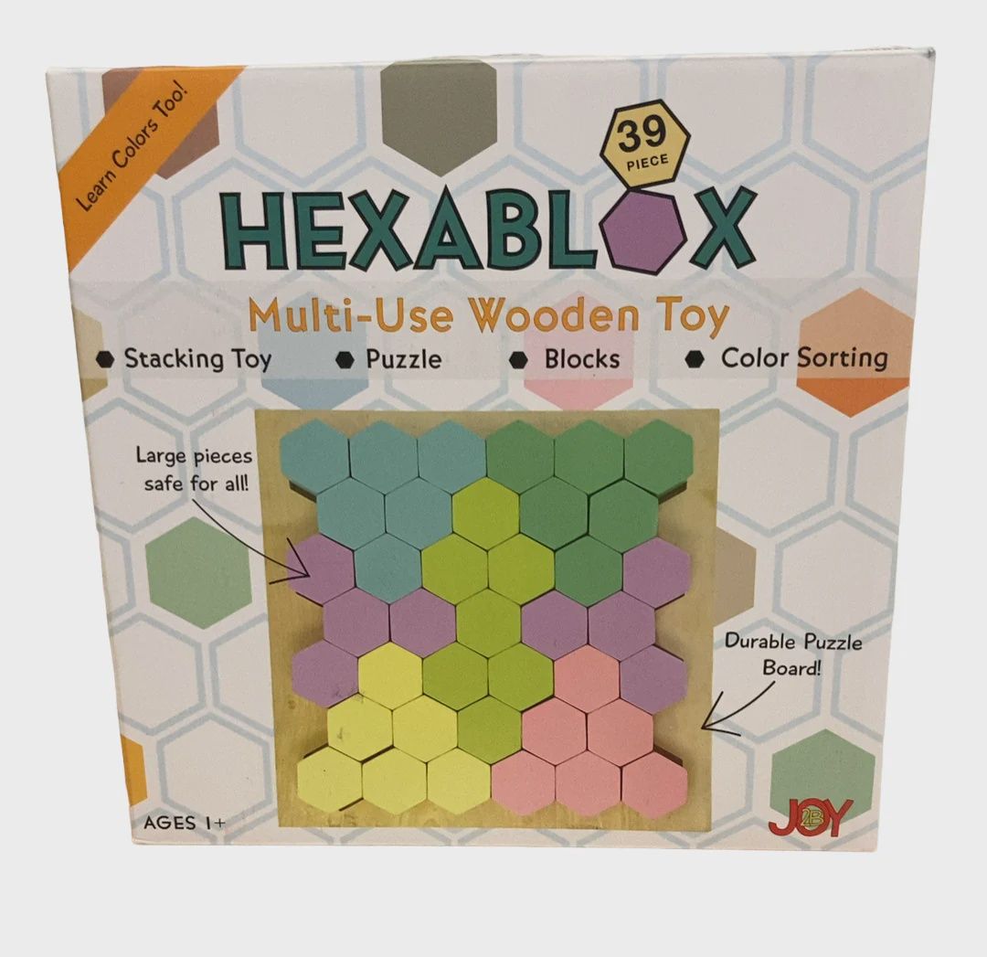 Hexablox 39 Piece Set, Sorbet