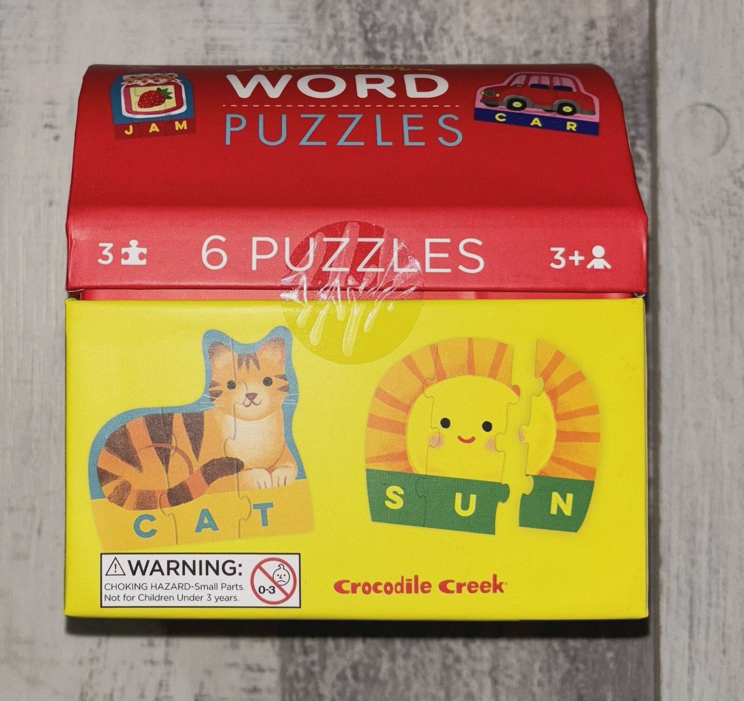 Crocodile Creek 6 Three-Letter Word Puzzles