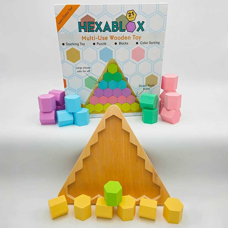 Hexablox – Sorbet Triangle