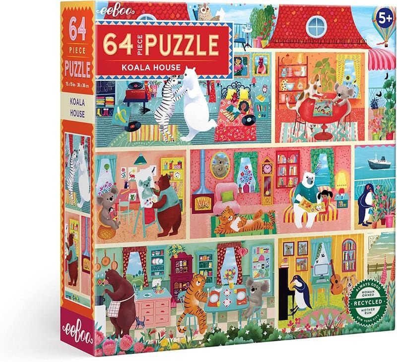 Koala House 64-Piece Jigsaw Puzzle