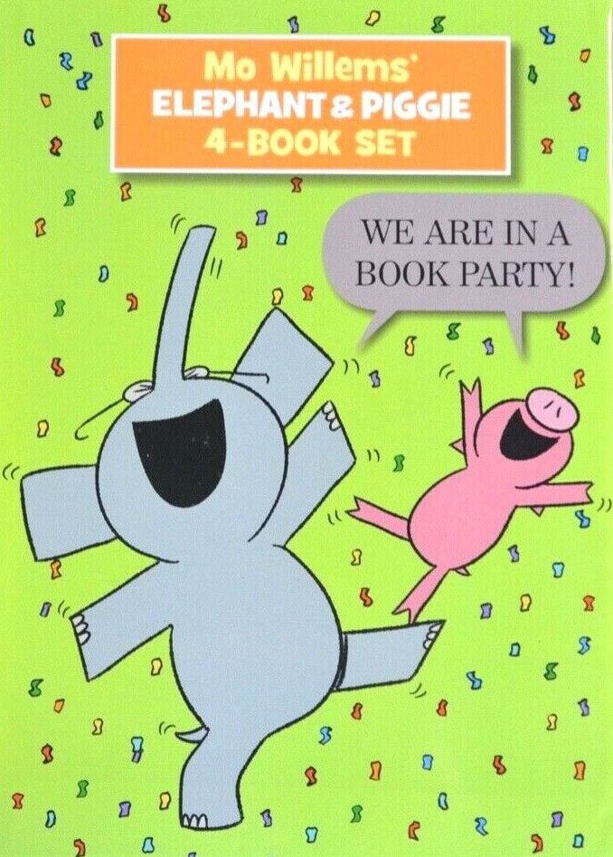 Mo Willems’ Elephant and Piggie 4-Book Set