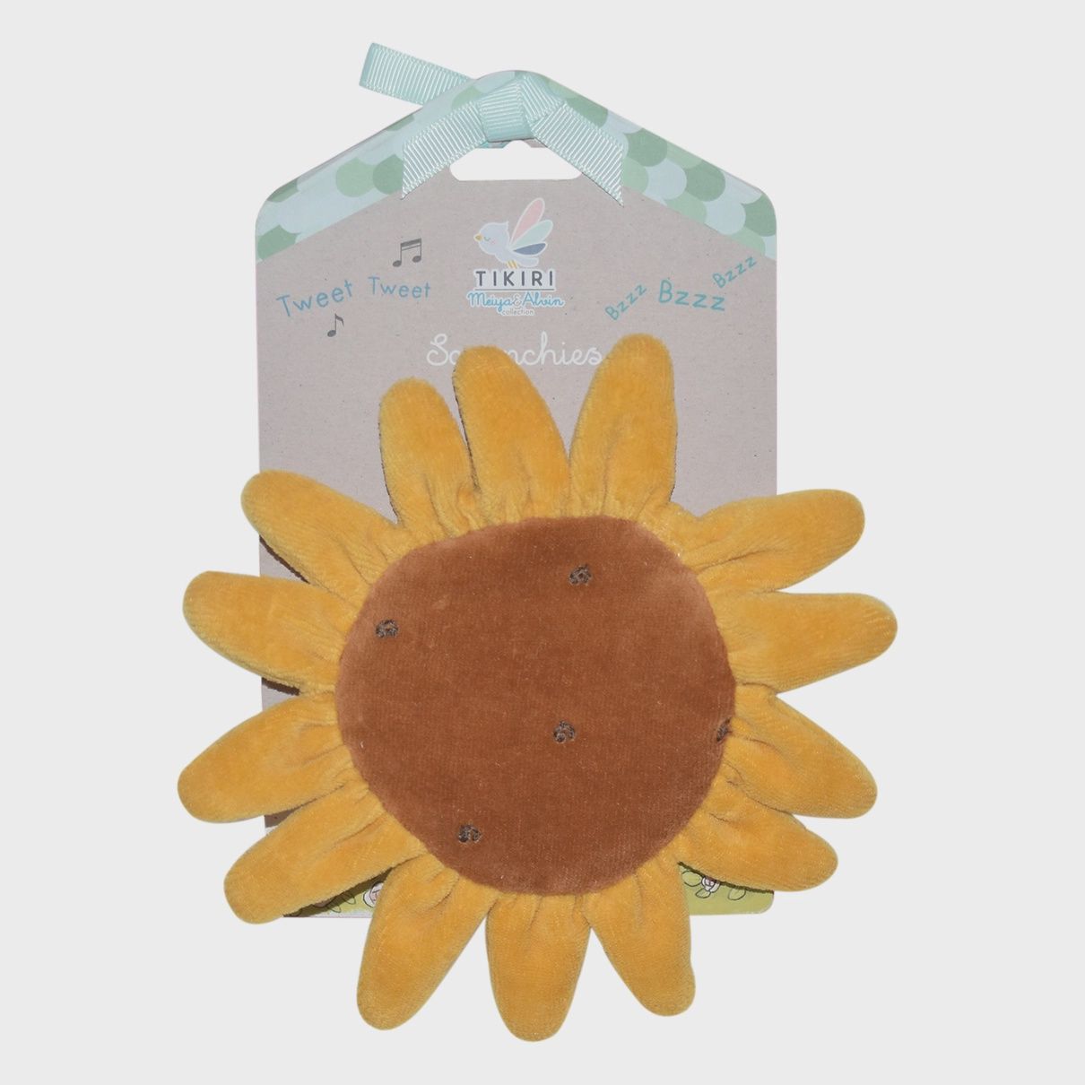 Scrunchie Sunflower with Crinkle