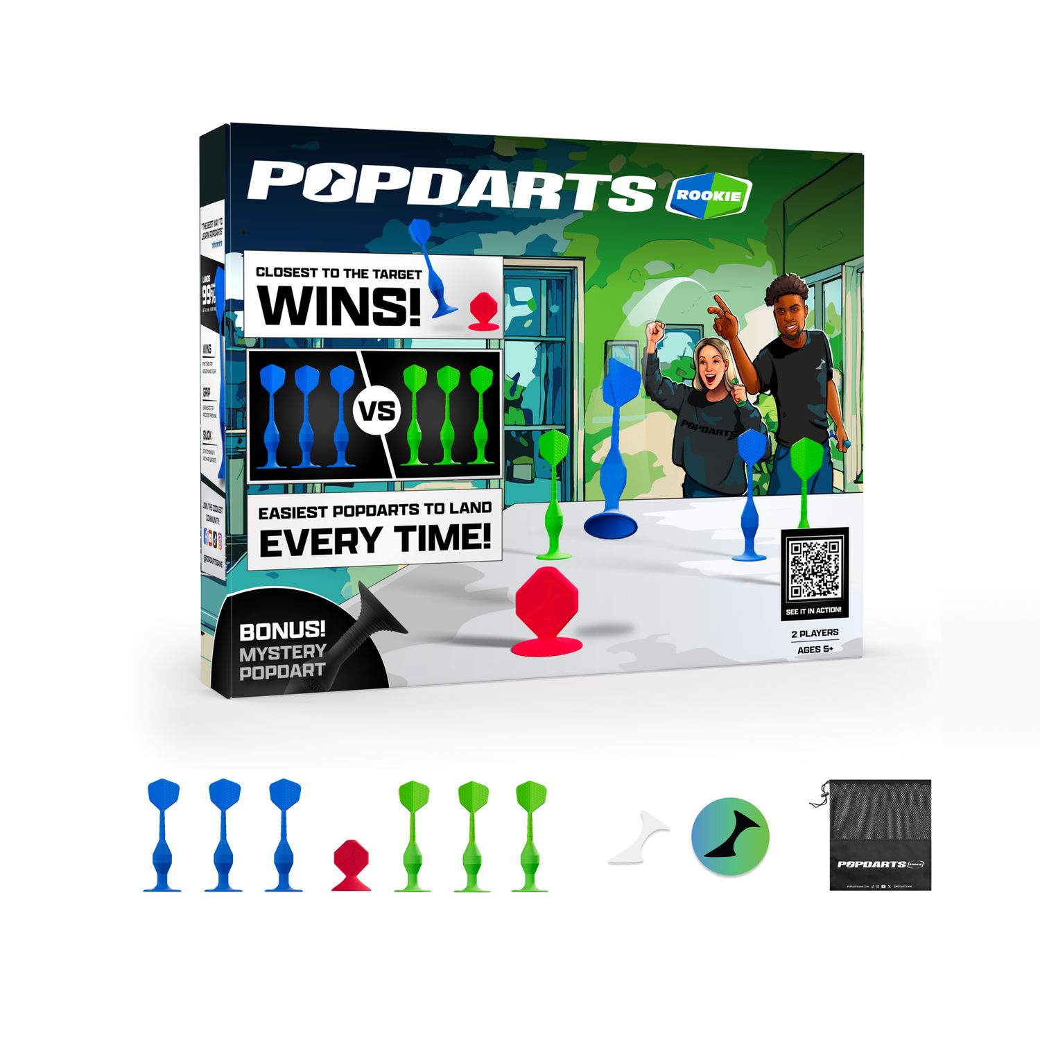 PopDarts Rookie Blue &amp; Green