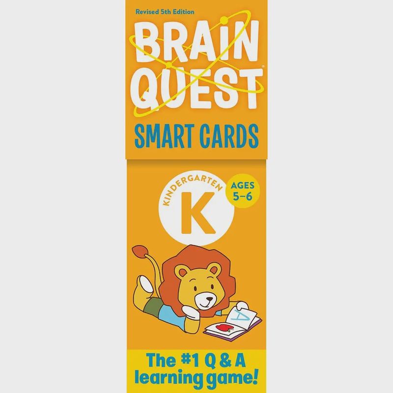 Brain Quest Kindergarten Smart Cards Revised 5th Edition