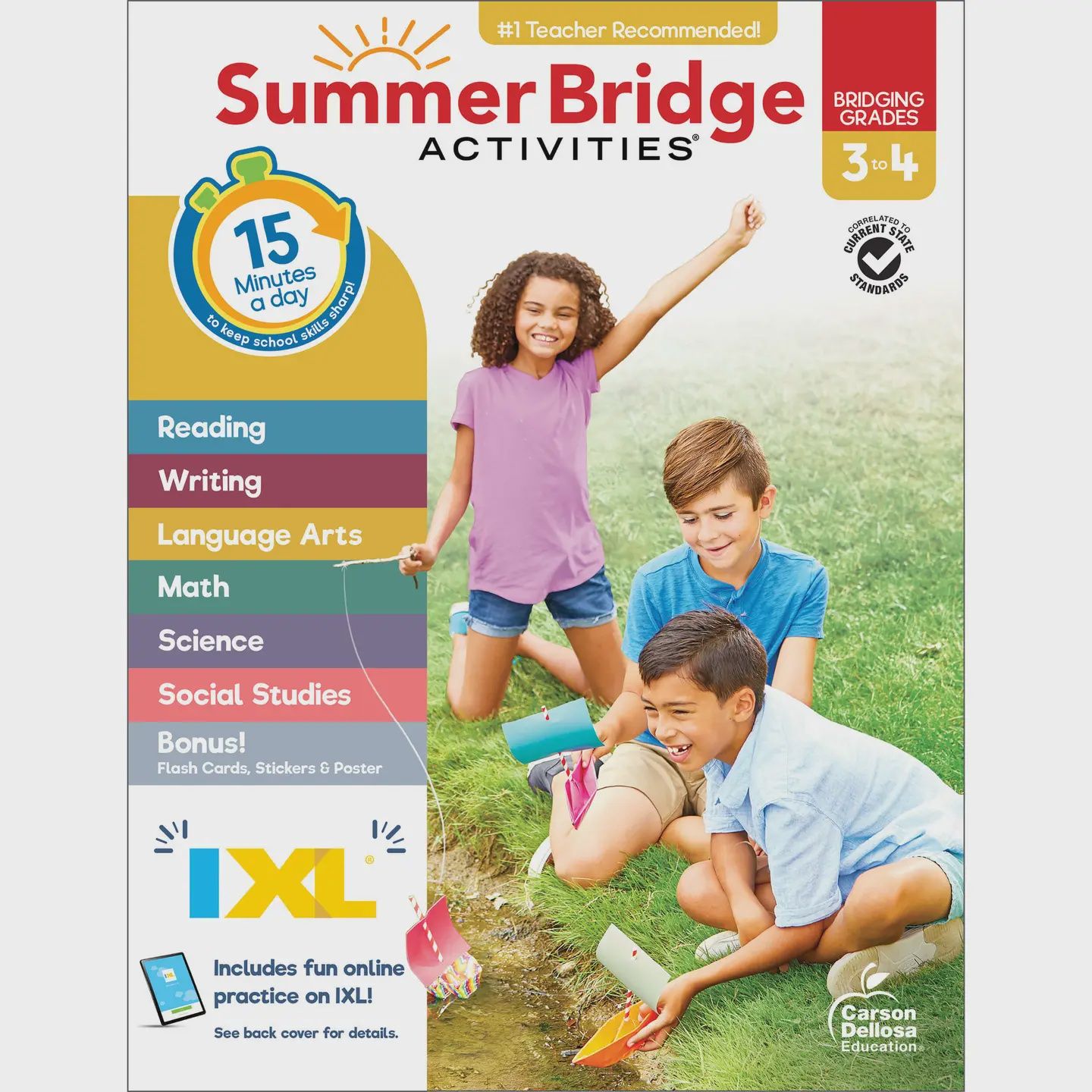 Summer Bridge Activities, Grades 3 - 4