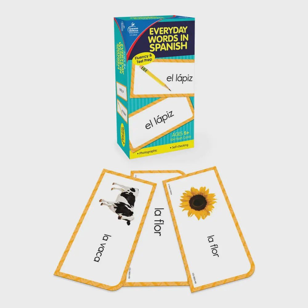 Everyday Words in Spanish: Photographic Flash Cards
