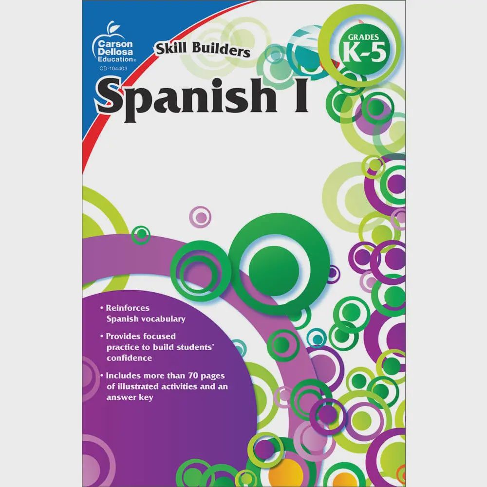 Spanish I, Grades K - 5 (Skill Builders), Grades K - 5