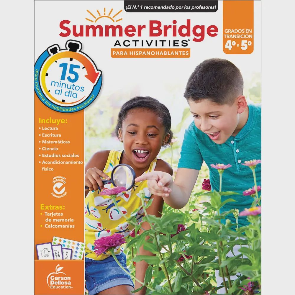 Summer Bridge Activities Spanish 4-5, Grades 4 - 5