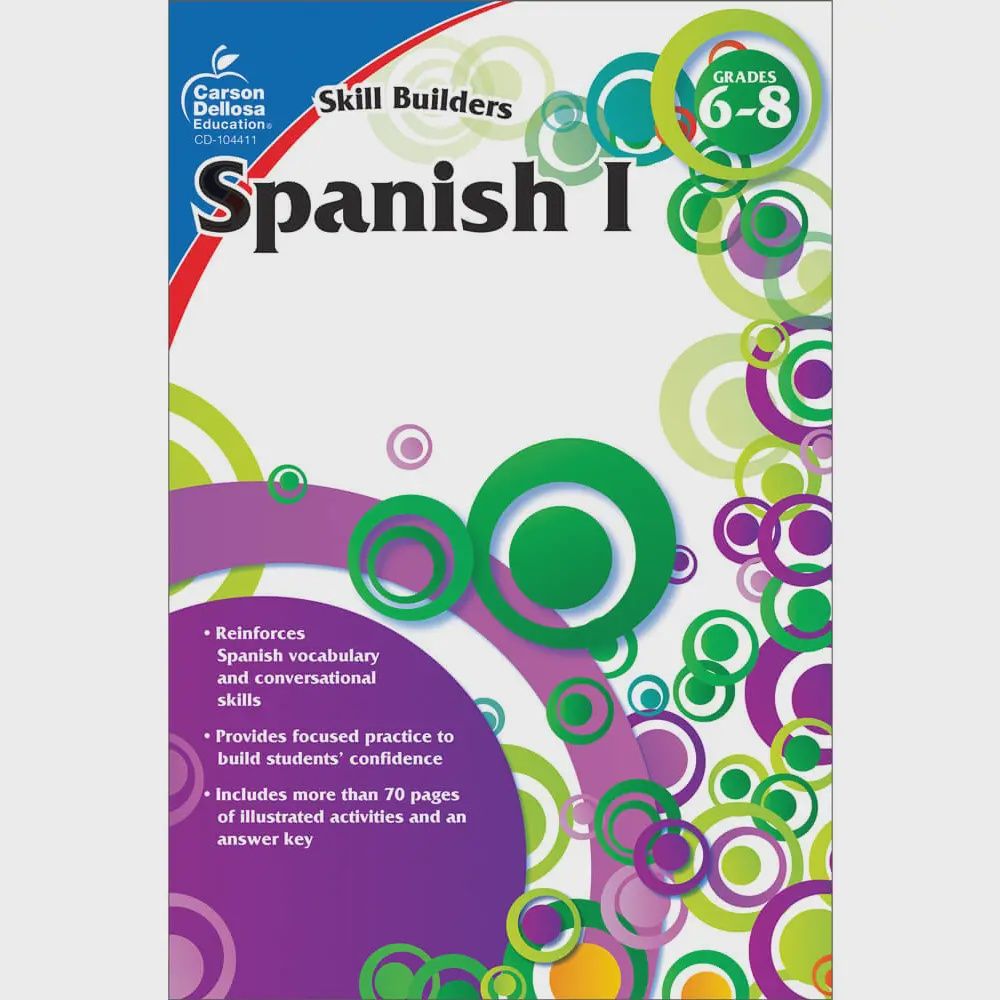 Spanish I, Grades 6 - 8 (Skill Builders), Grades 6 - 8