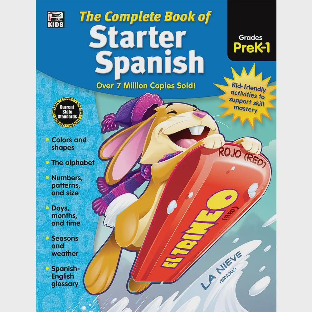 Complete Book of Starter Spanish, Grades Preschool - 1