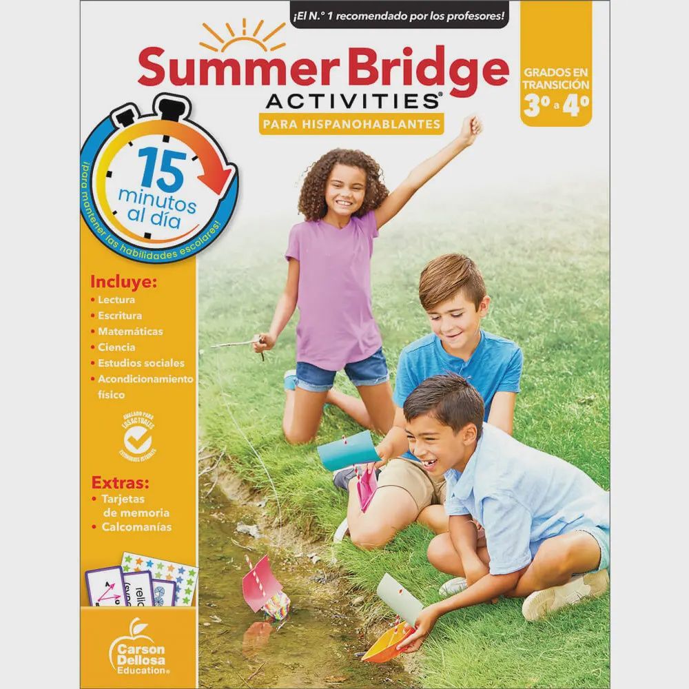 Summer Bridge Activities Spanish 3-4, Grades 3 - 4