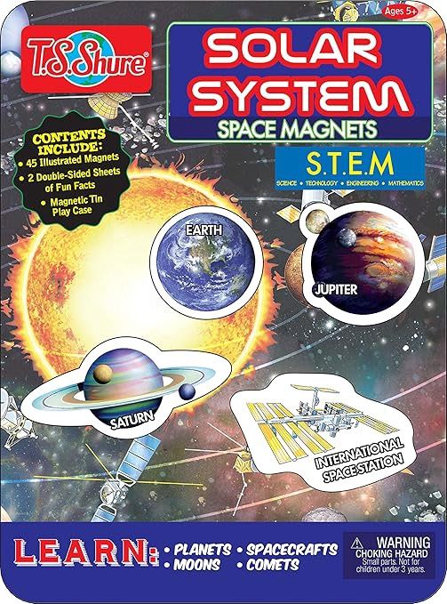 Bendon Solar System Educational Learning Game Tin
