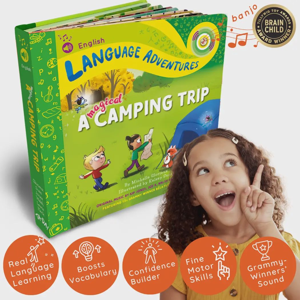 A Magical Camping Trip Sound Book For Toddlers - English