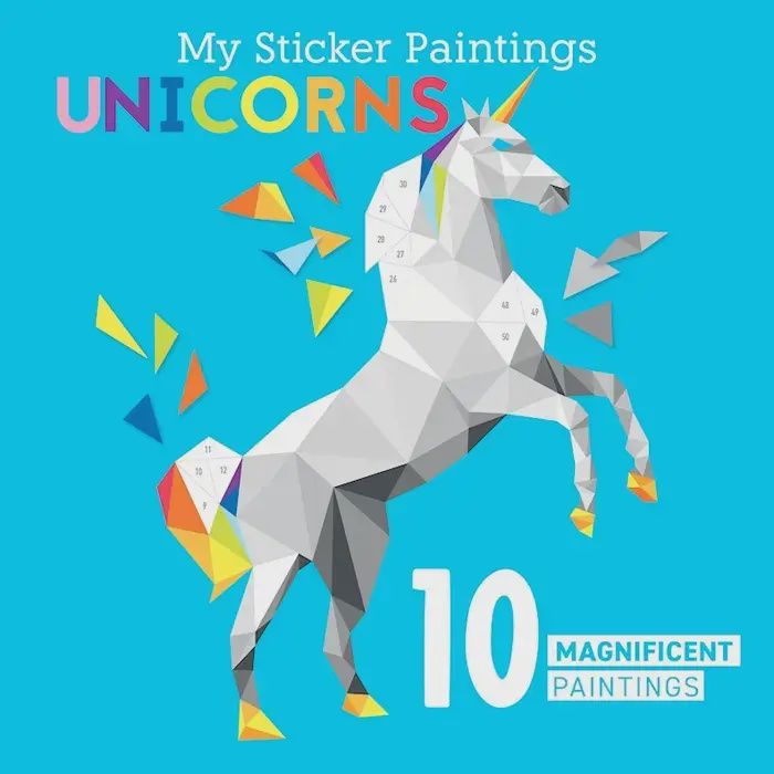 Activity Book - My Sticker Paintings: Unicorns