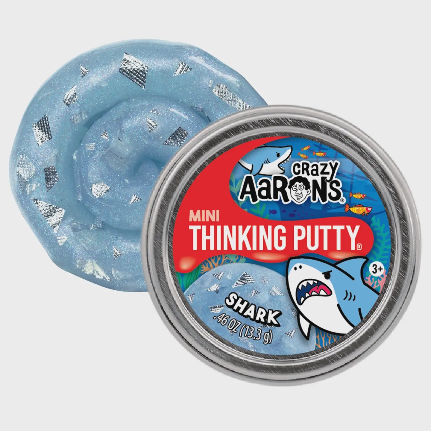 Mini Shark - 2&quot; Thinking Putty Tin