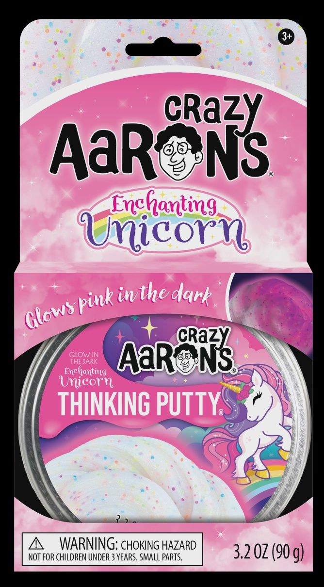 Enchanting Unicorn - Full Size 4&quot; Thinking Putty Tin