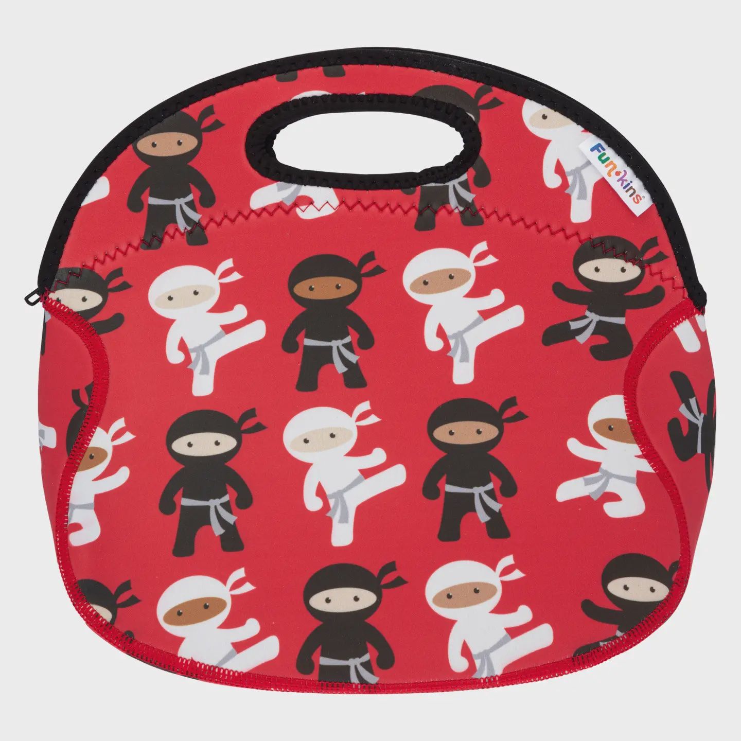 Large, Machine Washable Lunch Bag For Kids - Ninjas