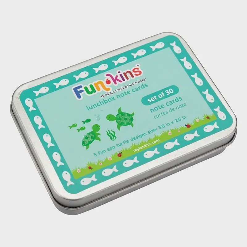 Lunchbox Note Cards For Kids - Sea Turtles