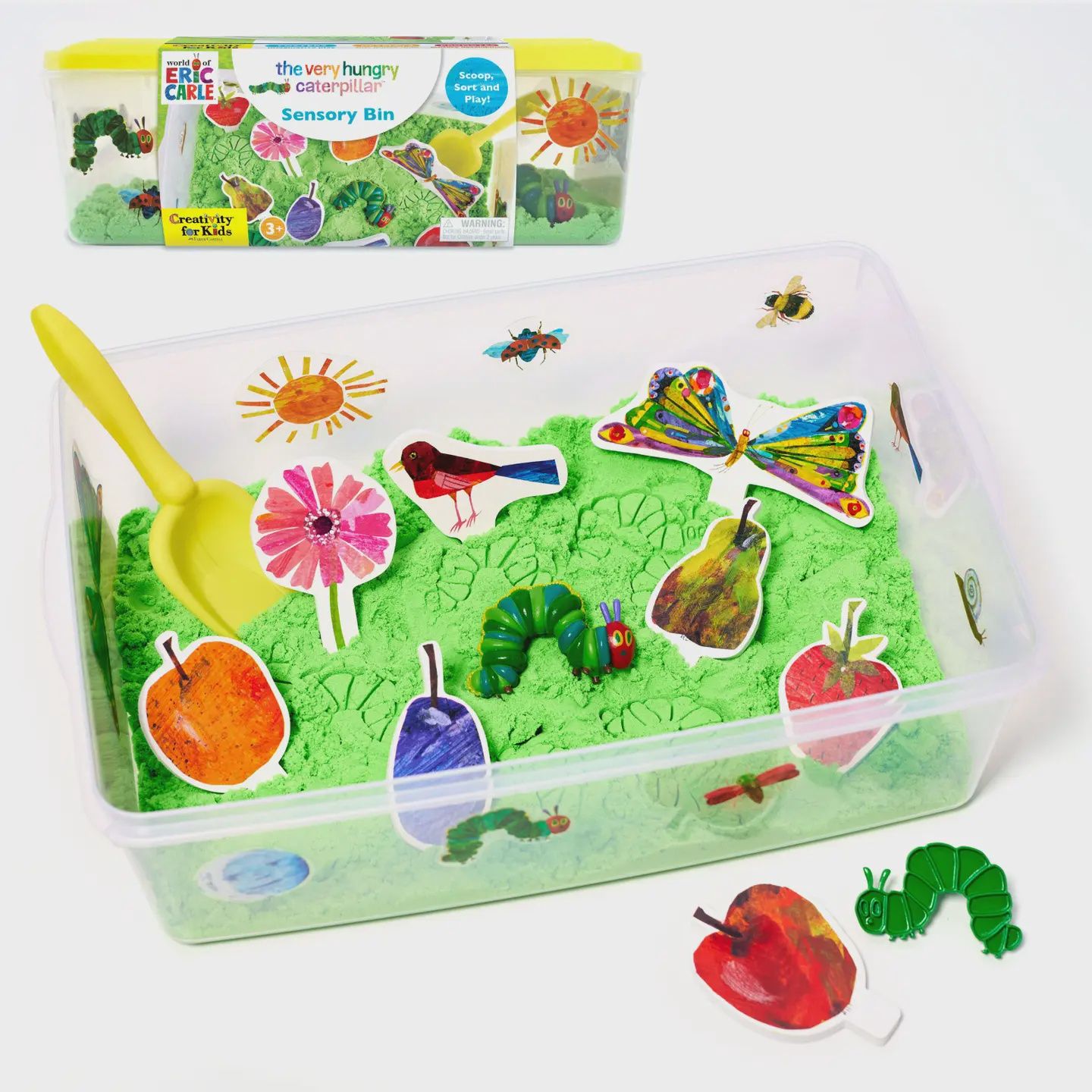 Sensory Bin the Very Hungry Caterpillar Activity Bin