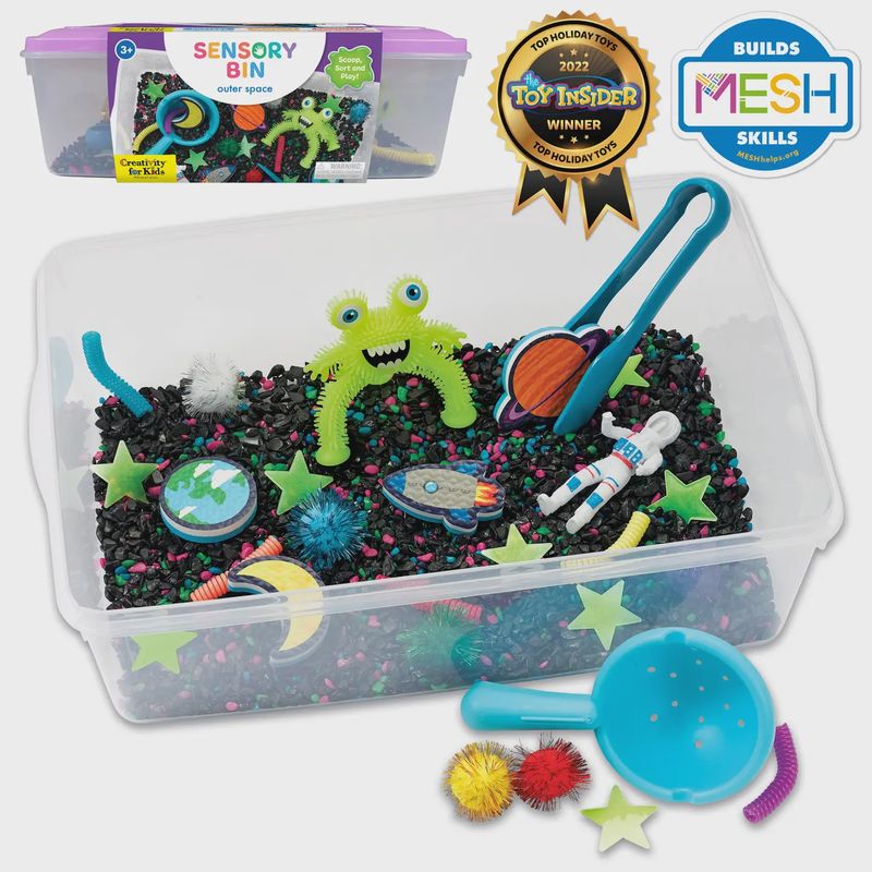 Sensory Bin Outer Space Activity Bin For Kids