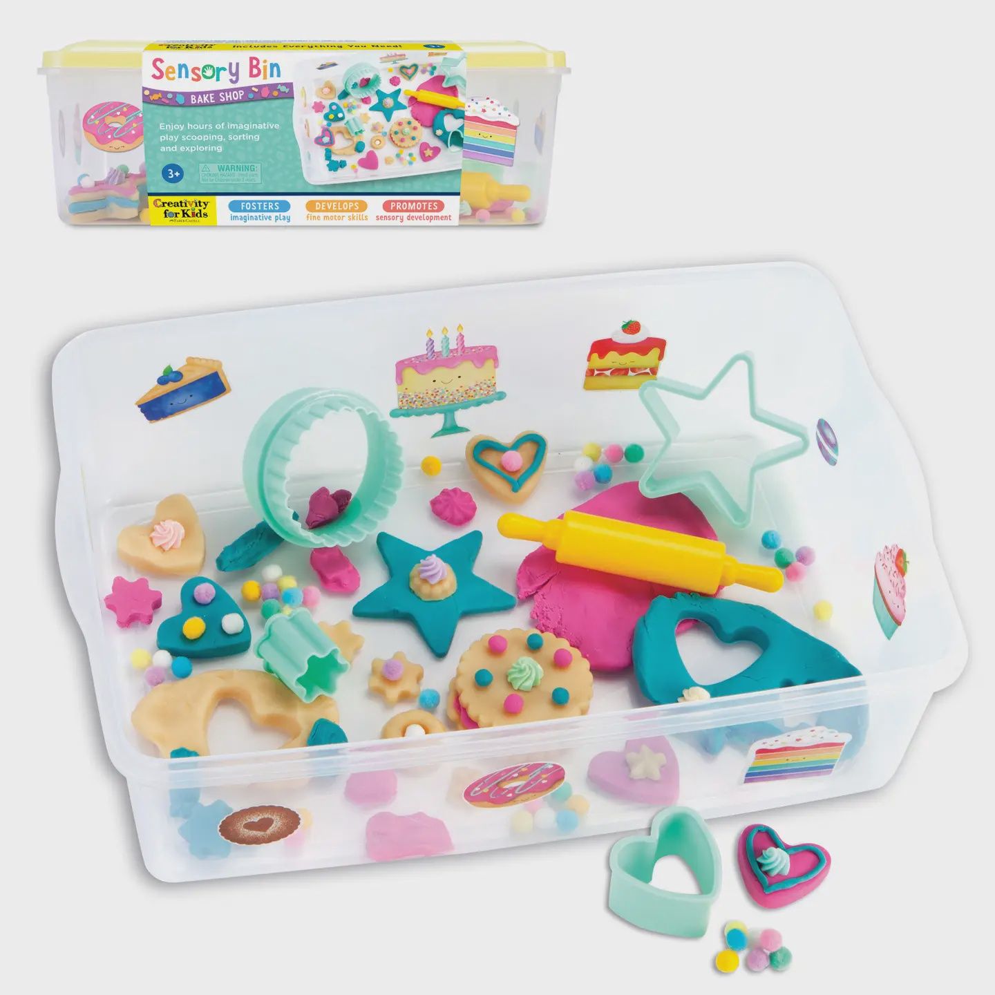 Sensory Bin Bake Shop Activity Bin For Kids