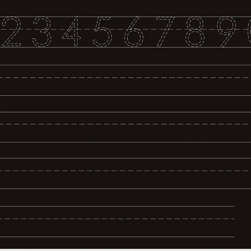 Reusable Activity Mat- Numbers &amp; Shapes (2-sided)