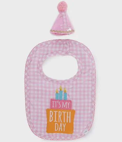 Pink Gingham Cake Smash Set