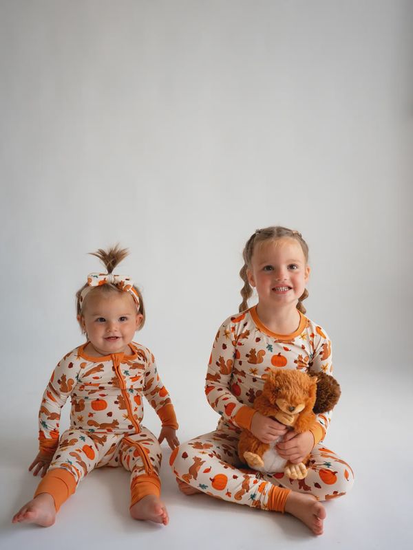 Pumpkin Patch Pals Two Piece Bamboo Pajama, 12-18 months