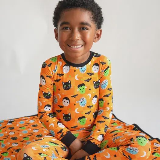 Spooky Halloween Two-Piece Bamboo Pajamas  3T