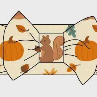 Pumpkin Patch Pals Luxe Bow