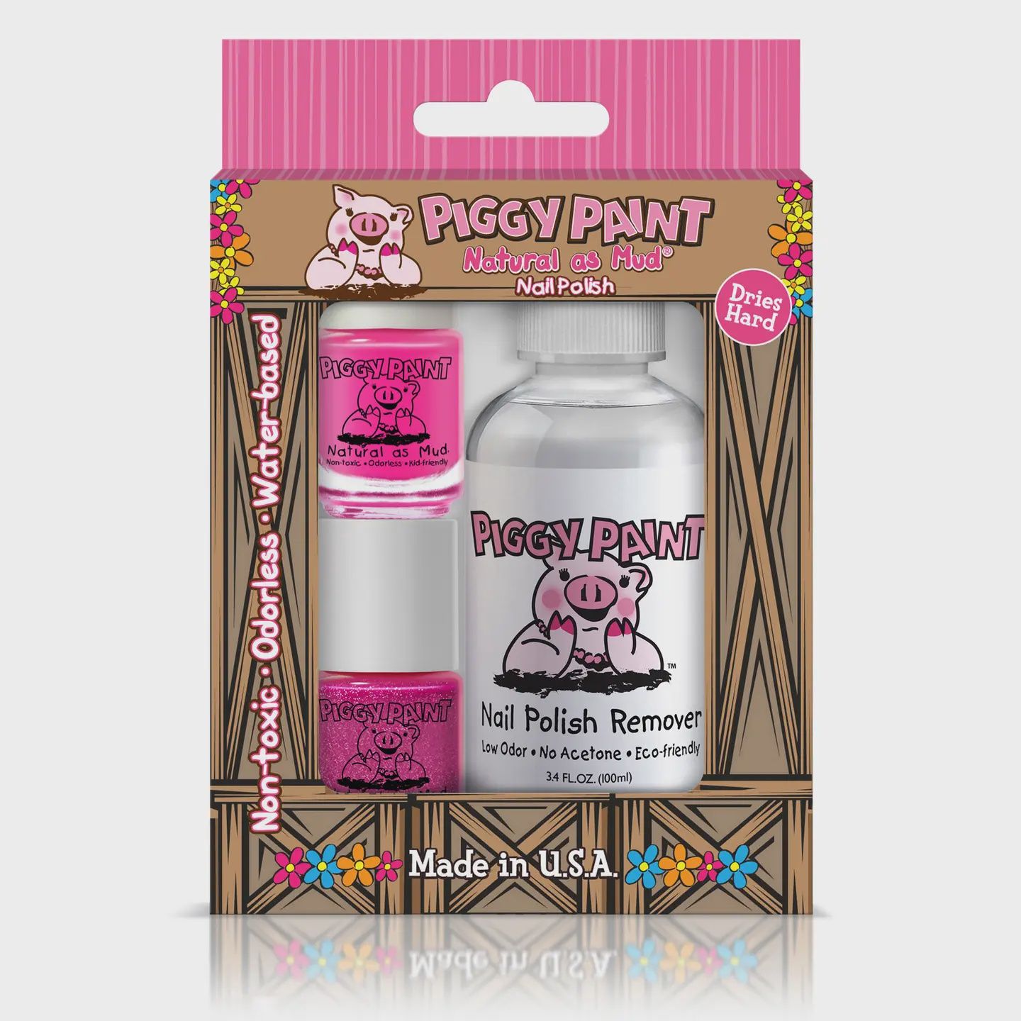 2 Polish and Remover Box Set Non-Toxic Kids Nail Polish