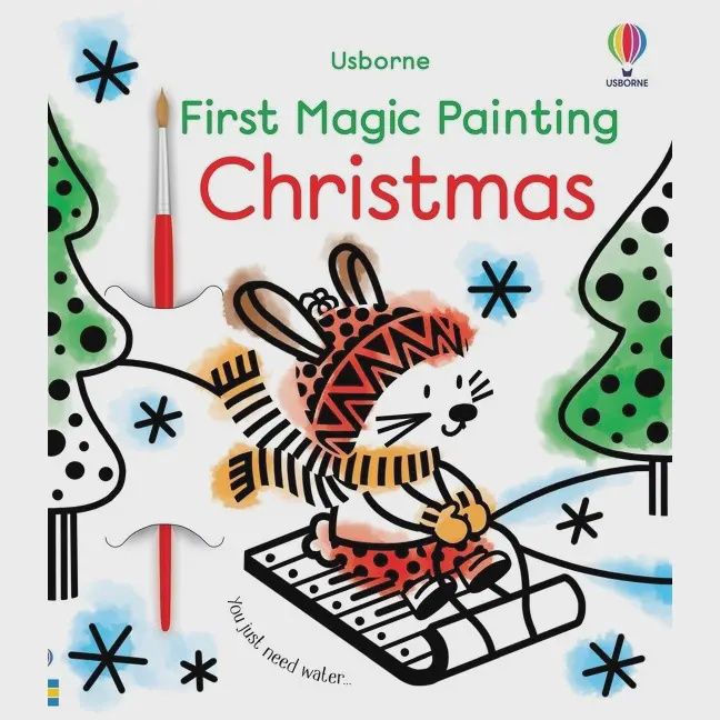 First Magic Painting Christmas : Usborne