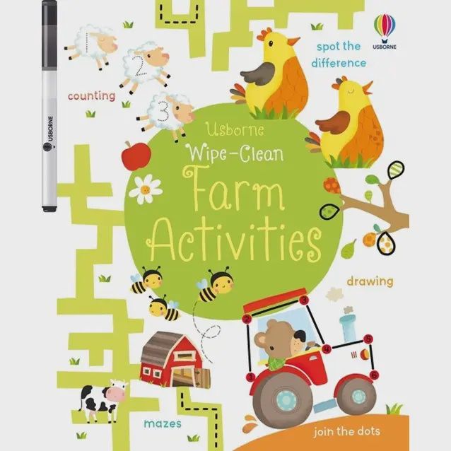Wipe-Clean Farm Activities