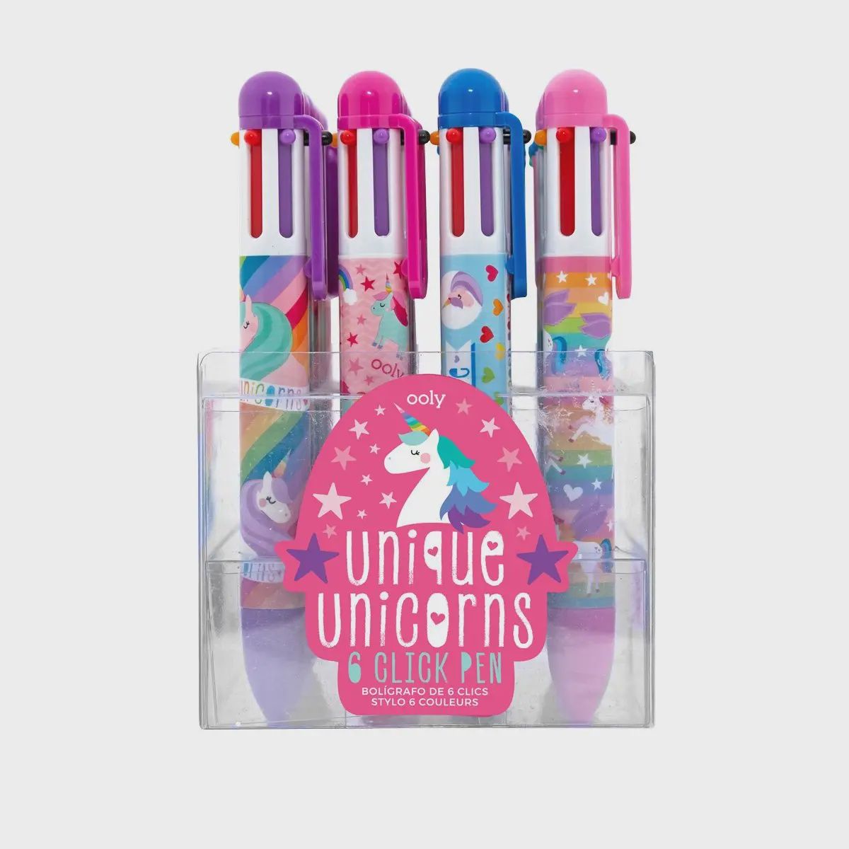 6 Click Pens - Unique Unicorn