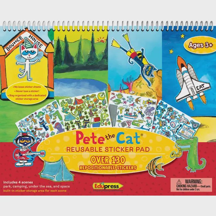Pete the Cat® Reusable Sticker Pad