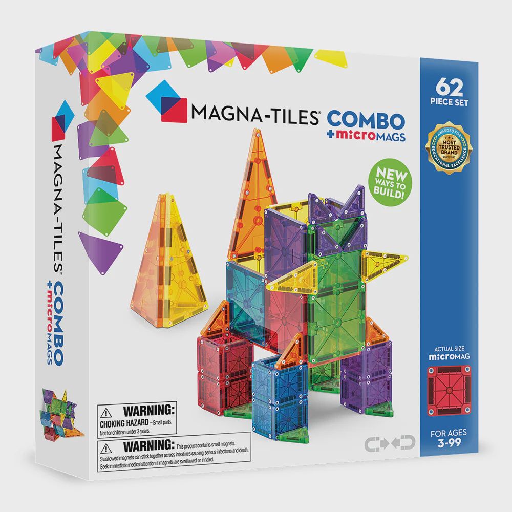Magna-Tiles Combo   62   Piece   Set