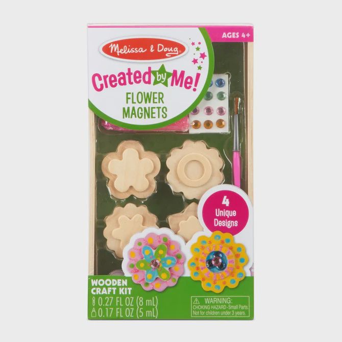 Created by Me! Flower Magnets Wooden Craft Kit