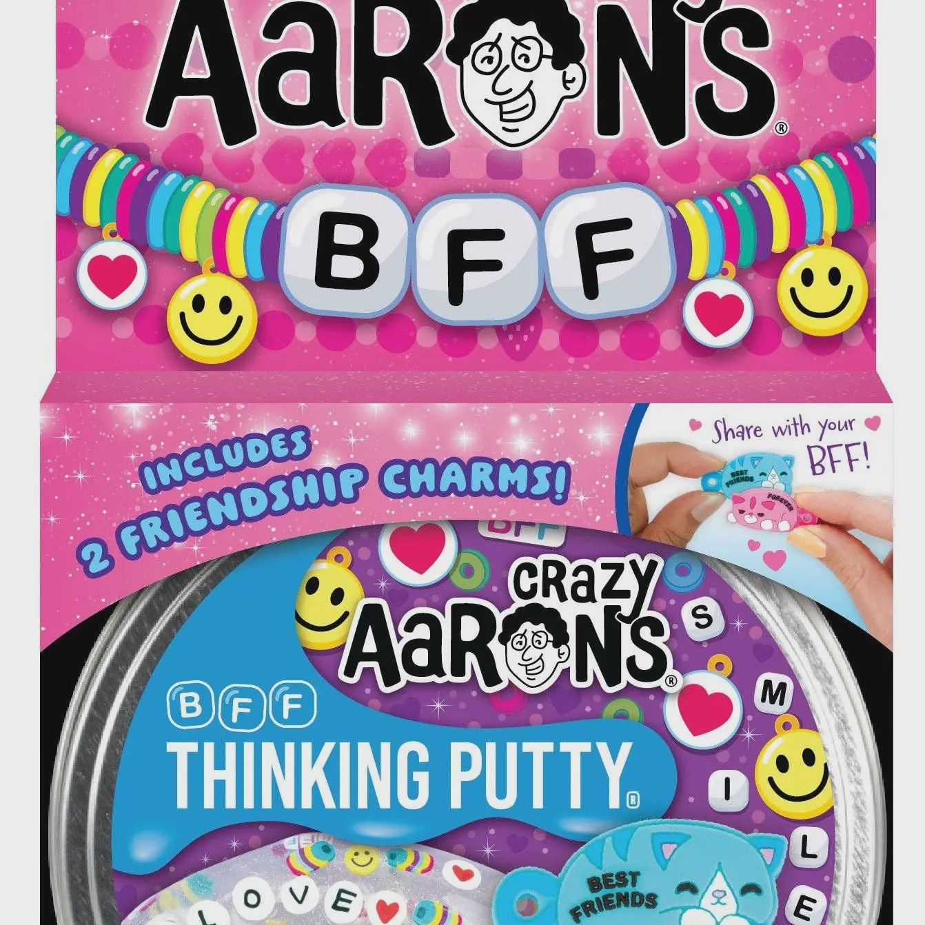 Bff - Full Size 4&quot; Thinking Putty Tin
