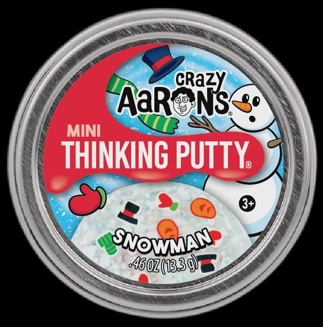 Mini Thinking Putty- Snowman