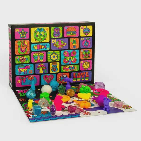 Nee Doh Squishmas Groovy Glob 2025 Fidget Toy Advent Calendar (24pc)