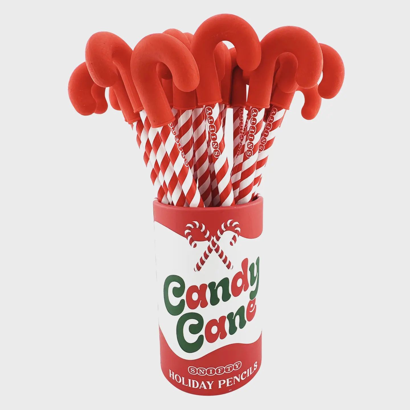 Candy Cane Holiday Pencils
