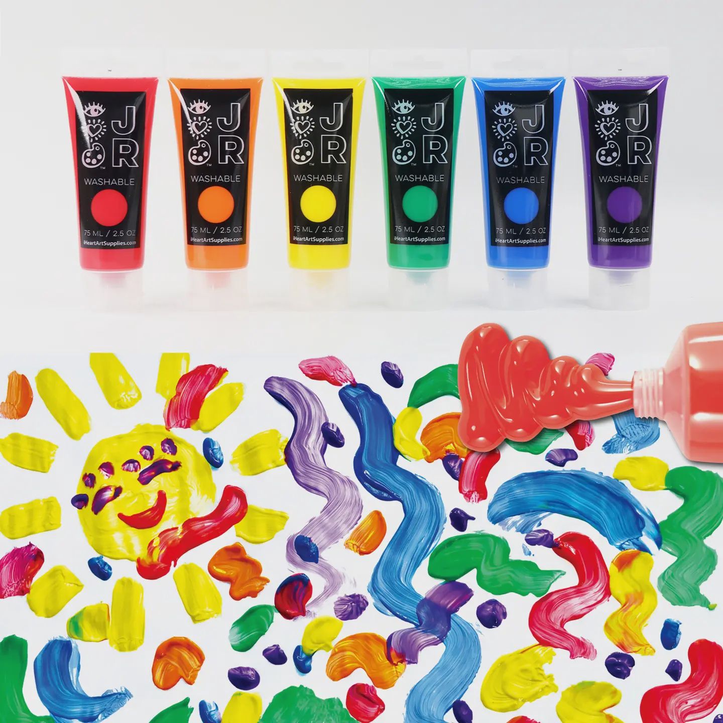 Iheartart Jr 6 Finger Paints