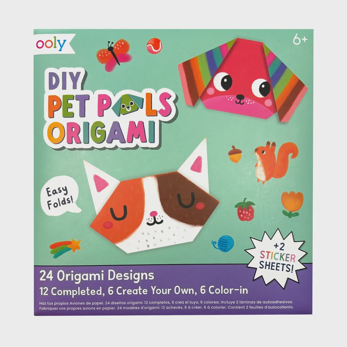 D.I.Y. Pet Pals Origami - Set of 24 Designs