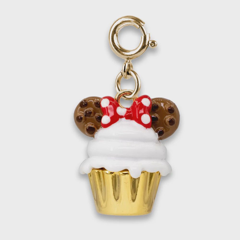 Gold Minnie Cupcake Charm