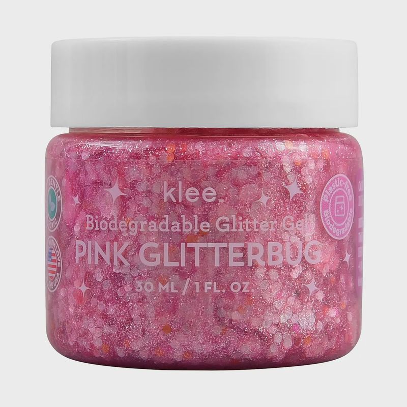 Pink Glitterbug - Klee Biodegradable Glitter Gel, 1 oz